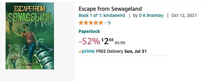 Why is my book discounted on Amazon?